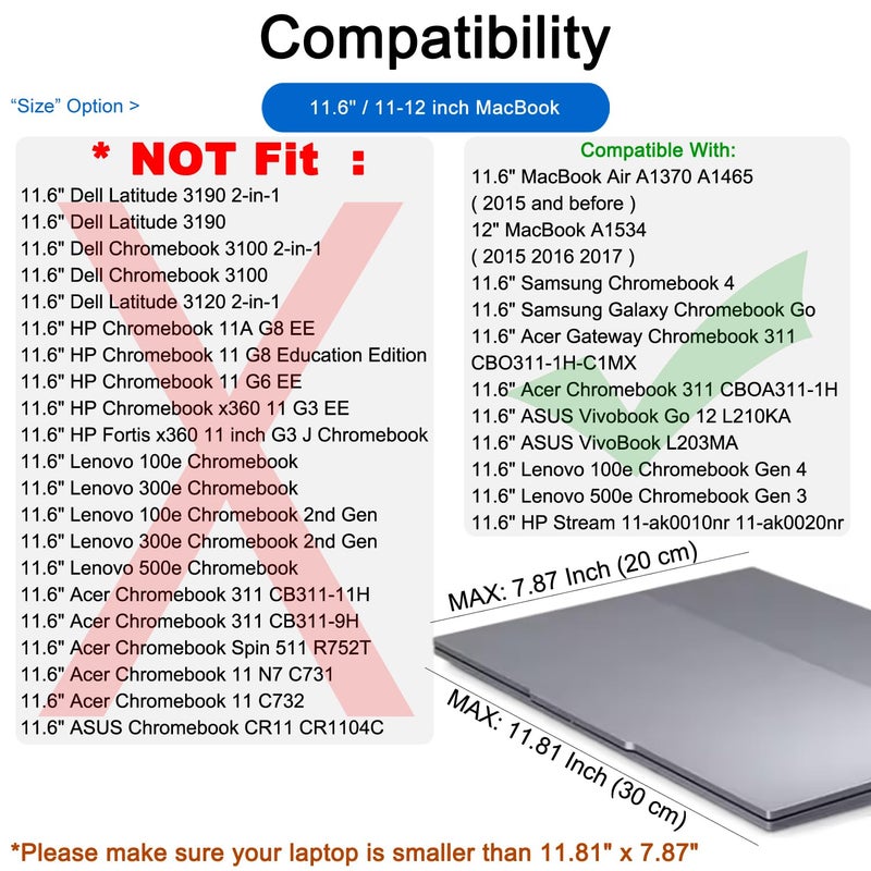 CCPK 11.6 inch Laptop Case Compatible with 12 inch MacBook Air 11 inch ASUS Vivobook Go Lenovo 100e Gen 4 Acer Gateway Chromebook 311 Computer Accessories Bag Sleeve Cover Carrying Case 11 inch, Pink - Image 2